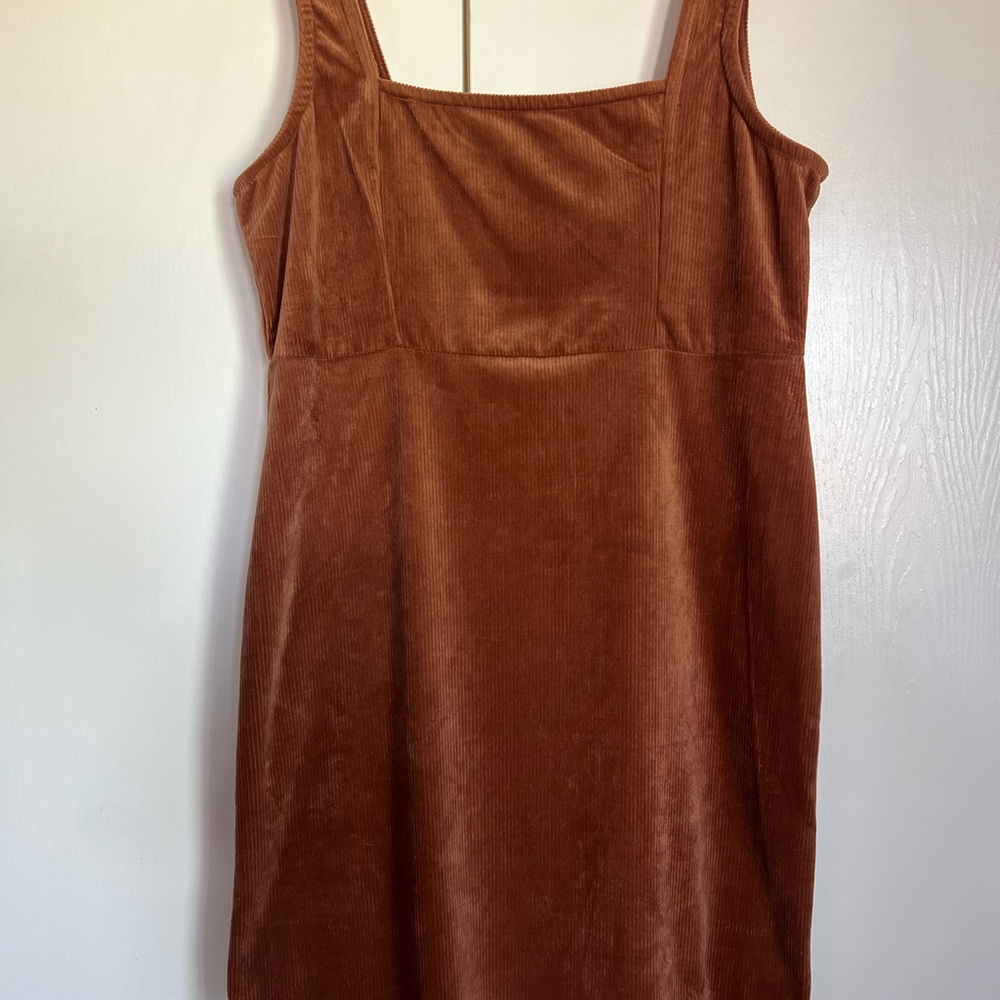 Almost Famous Brown Sheath Mini Dress